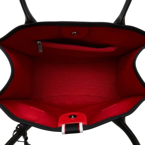 CHRISTIAN LOUBOUTIN Black Leather Tote Bag - Picture 8 of 12